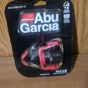 Abu Garcia MAXX Spinning Reel - Black & Red